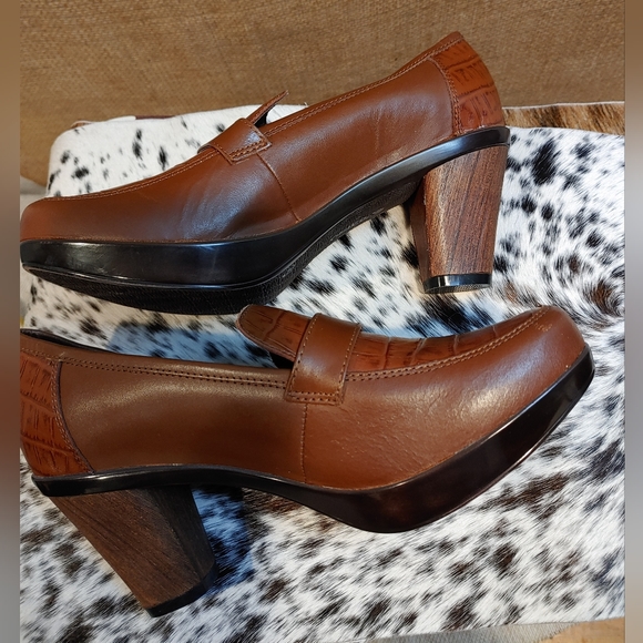 SANITA Women's Barbie Brown Pump Shoes Model 464206 - Size 40 - Picture 5 of 9